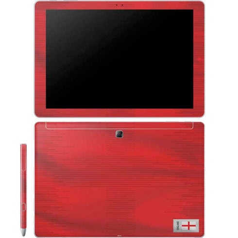 England Soccer Flag Galaxy Book 12in Skin